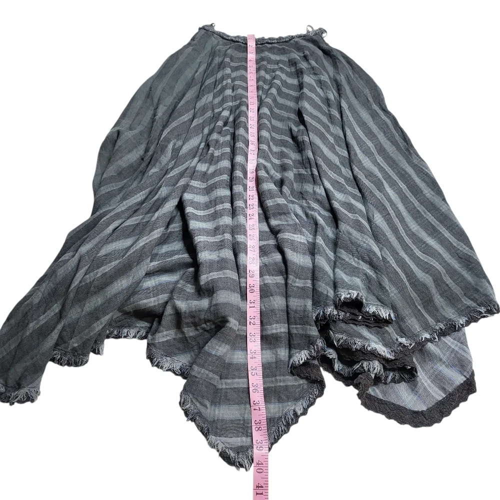 Free People asymmetrical long beautiful bohemian skirt with pockets - Picture 7 of 14
